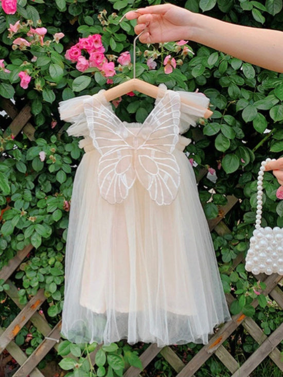 Butterfly Dress- Cream
