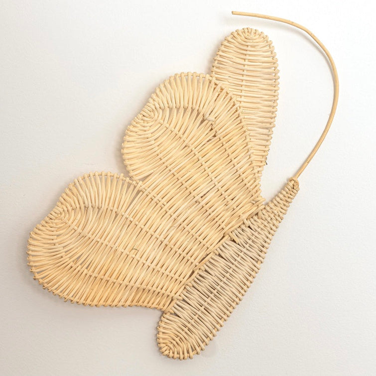Rattan Wall Side Butterfly