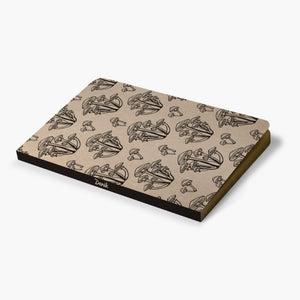 Wild Mushroom Kraft Notebook