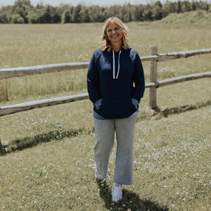 Classic Forest Hoodie- Navy