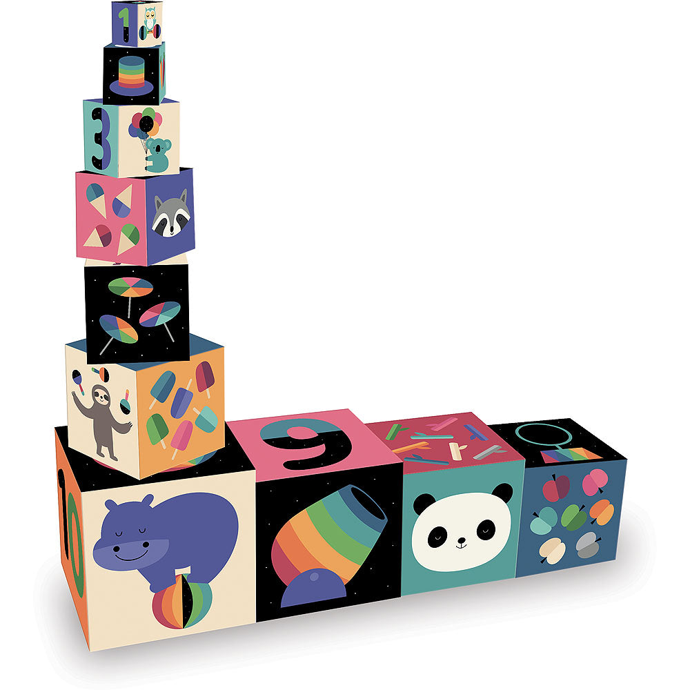 Nesting Cubes- Rainbow
