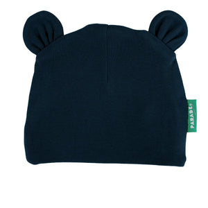 Organic Bear Hat- Navy