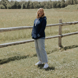 Classic Forest Hoodie- Navy
