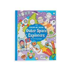 Outer Space Explorers Colouring Book