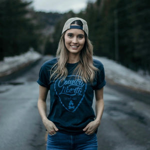 Country Liberty Midnight Navy Tee