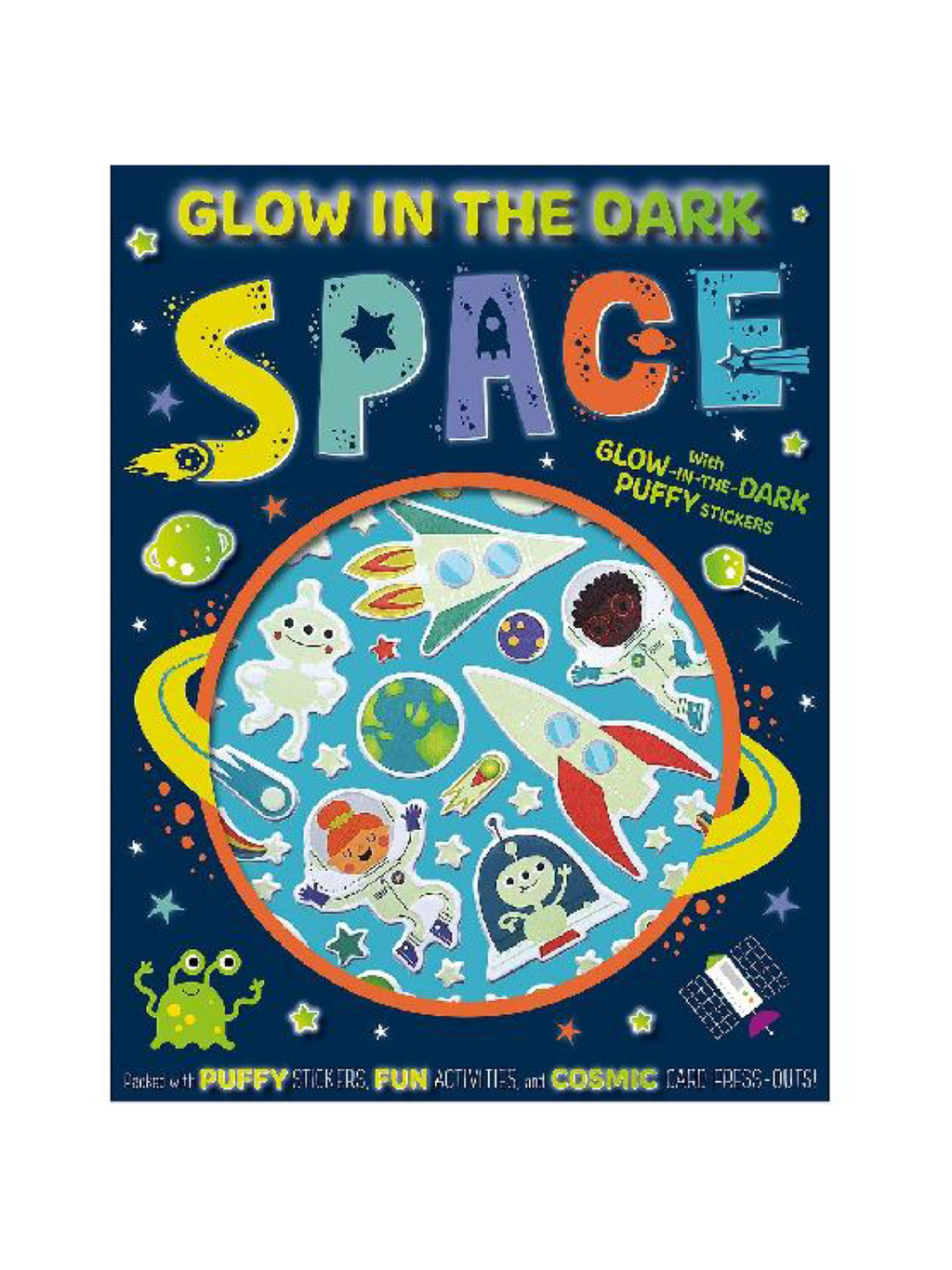 Glow In The Dark Activity Book- Space