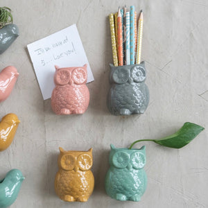 Owl Magnetic Vase