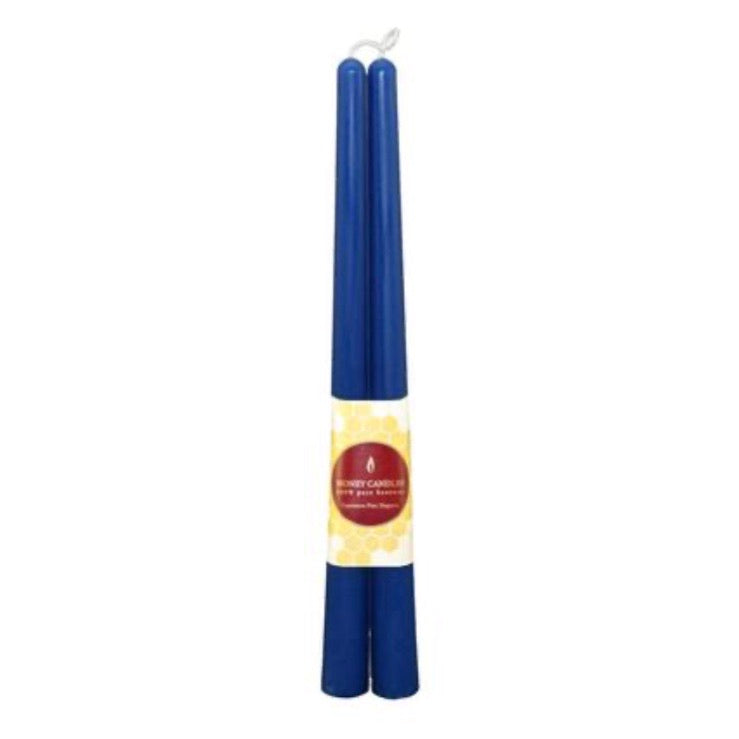Beeswax Tapers- Blue