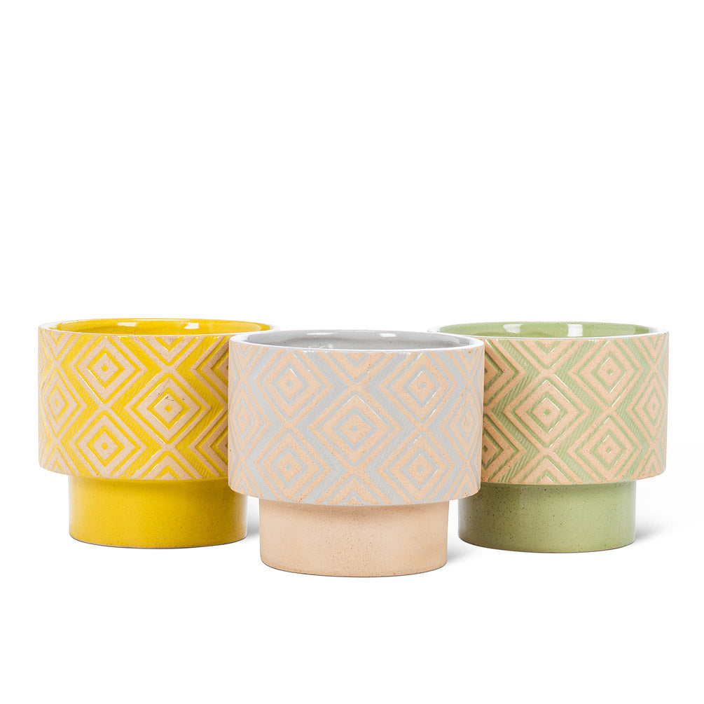 T-Shaped Geometric Planters