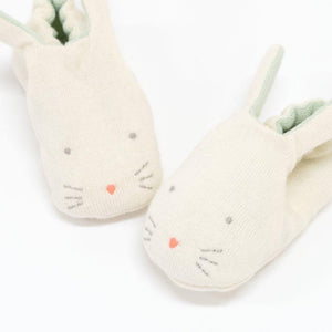 Mint Bunny Slippers