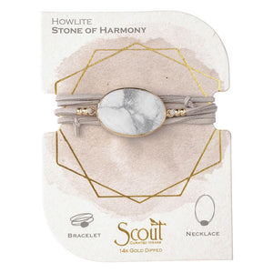 Howlite Wrap Bracelet/Necklace
