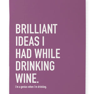 Wine Ideas Notebook