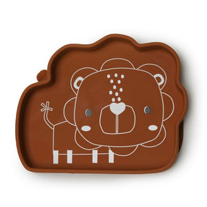 Lion Silicone Snack Plate