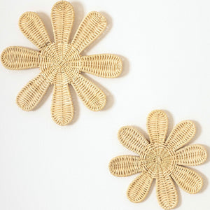 Rattan Daisy Wall Decor