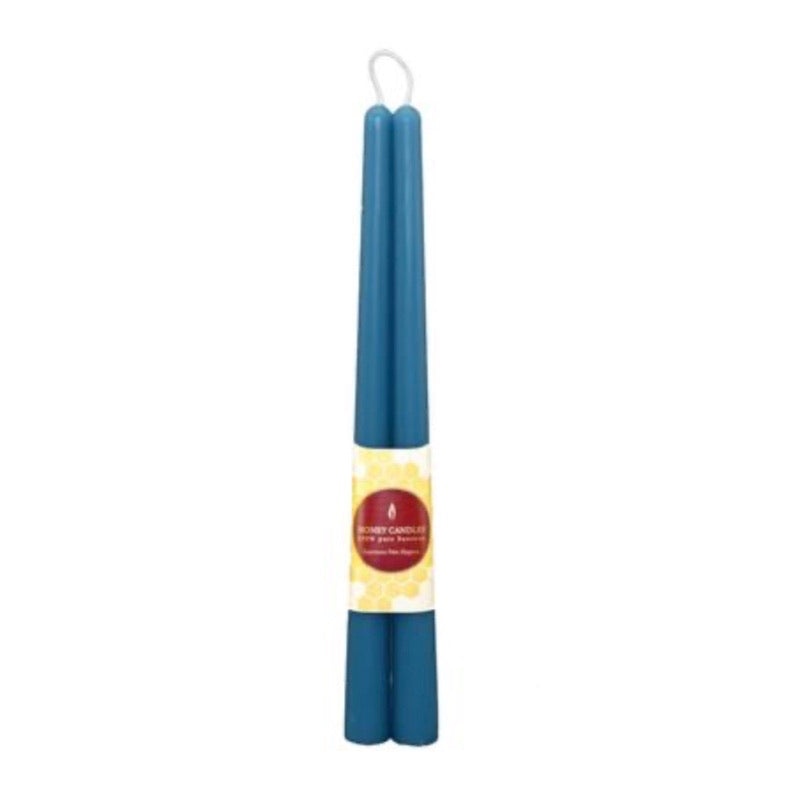 Beeswax Tapers- Teal