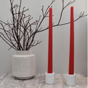 Beeswax Tapers- Red