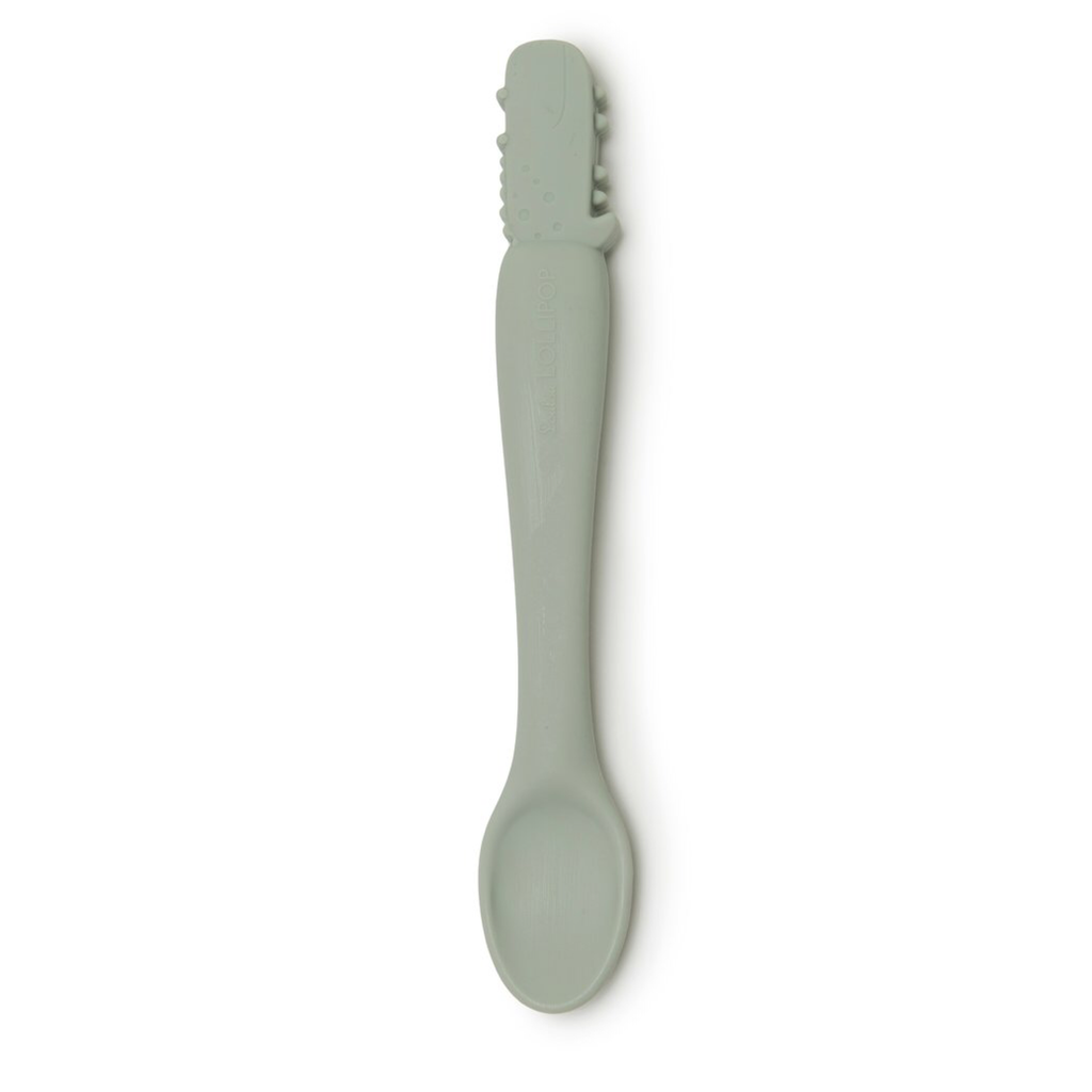 Silicone Spoon - Sage Alligator