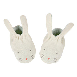 Mint Bunny Slippers