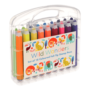 Wild Wonders Felt Tip Pen Set