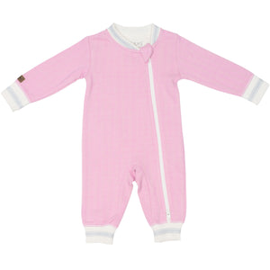 Organic Cottage Playsuit - Sunset Pink