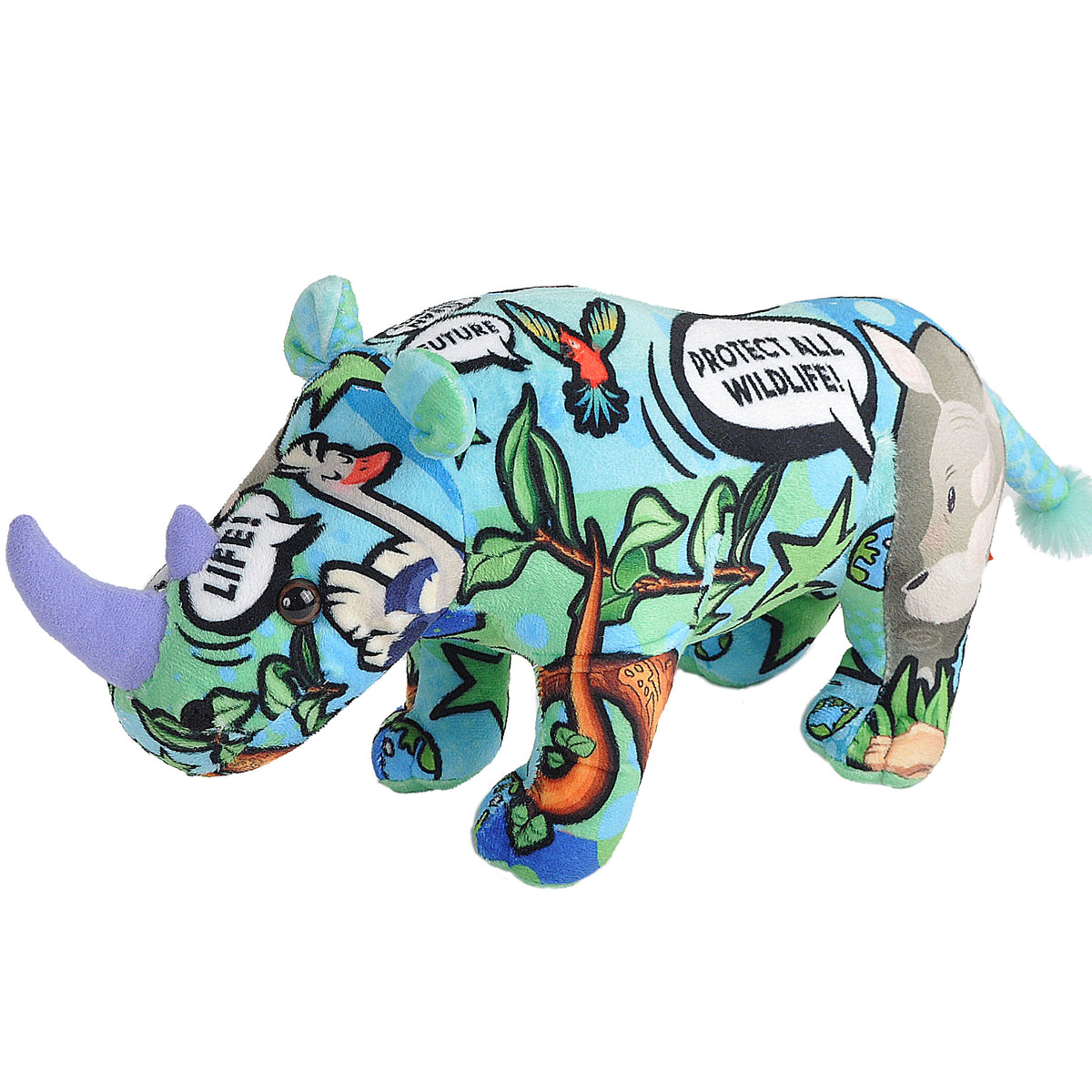 Message Rhino Plush – Abel Mountain