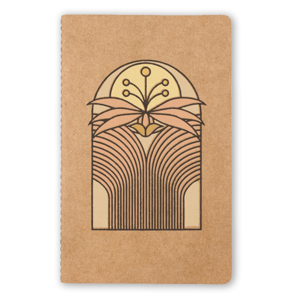 Desert Bloom Kraft Notebook