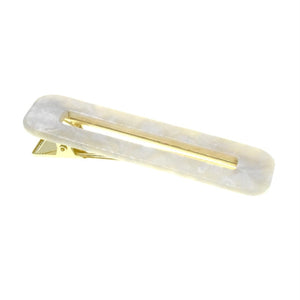 Rectangle Clip- White