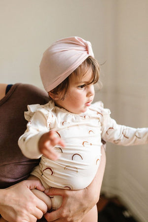 Girl’s Turban - Sepia Rose