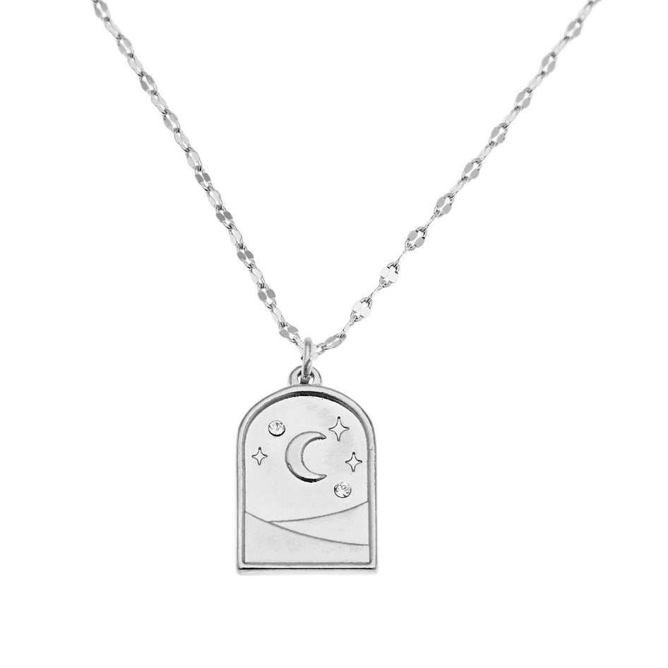 Luna Necklace- Silver
